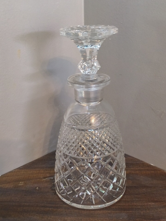 Other - Clear Cut Glass Decanter - Classic Crystal-Style Excellent Cond. Colleen Pattern